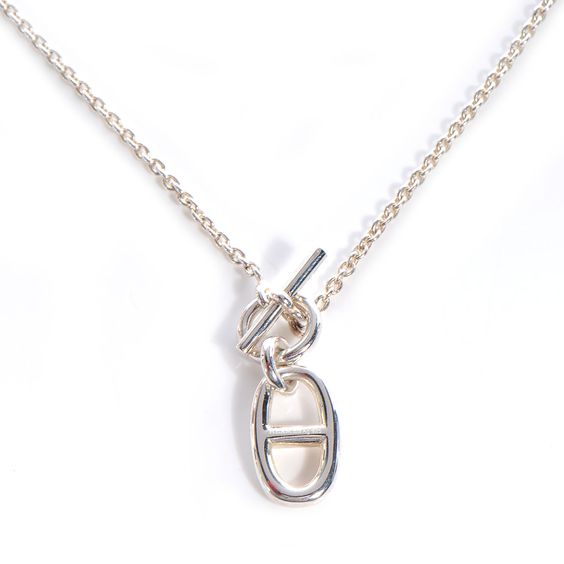[Elite]HM CHAINE D'ANCRE PENDANT NECKLACE STERLING SILVER