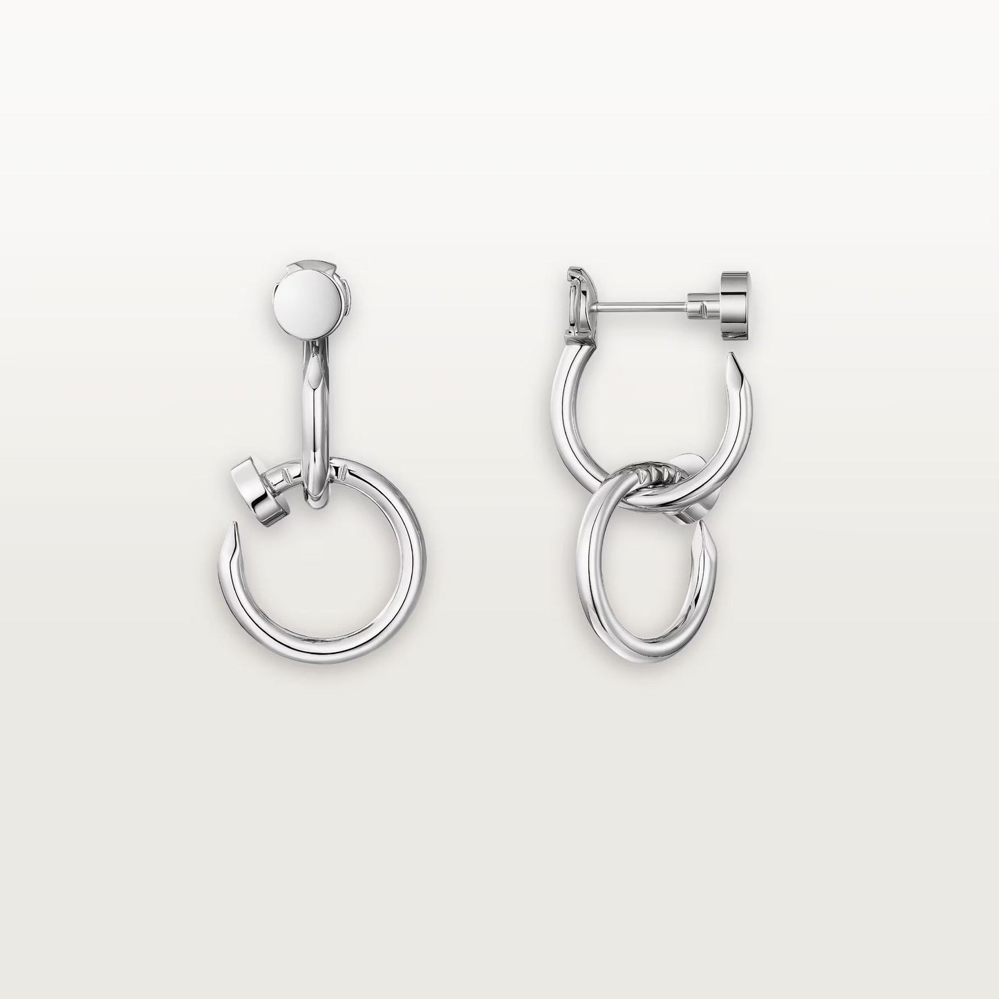 [Elite]JUSTE NO DIAMOND DOUBLE EARRINGS