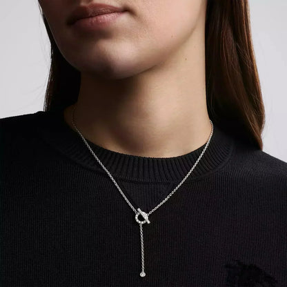 [Elite]FINESSE SILVER DIAMOND NECKLACE