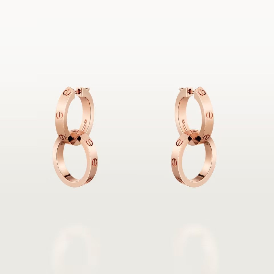 [Elite]LOVE 3.3MM DANGLE EARRINGS