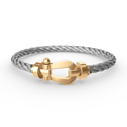 [Elite]FORCE LARGE HORSESHOE NO DIAMOND BRACELET GOLD