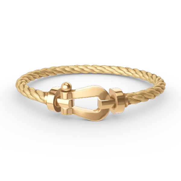 [Elite]FORCE LARGE HORSESHOE NO DIAMOND BRACELET GOLD