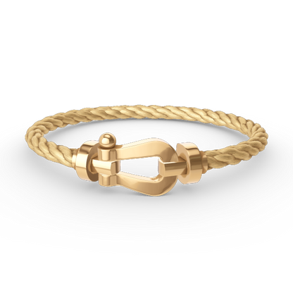 [Elite]FORCE LARGE HORSESHOE NO DIAMOND BRACELET GOLD