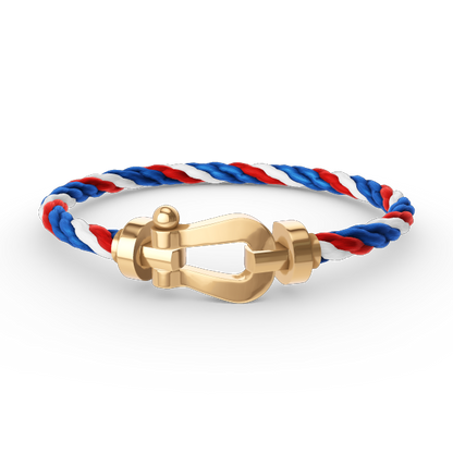 [Elite]FORCE LARGE HORSESHOE NO DIAMOND BRACELET GOLD