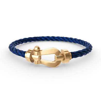 [Elite]FORCE LARGE HORSESHOE NO DIAMOND BRACELET GOLD