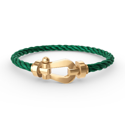 [Elite]FORCE LARGE HORSESHOE NO DIAMOND BRACELET GOLD