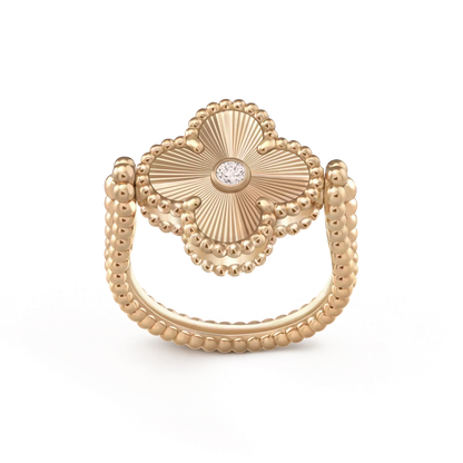 [Elite]CLOVER RIVERSIBLE ROSE GOLD RING