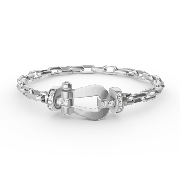 [Elite]FORCE LARGE HORSESHOE CLASP  METAL BRACELET