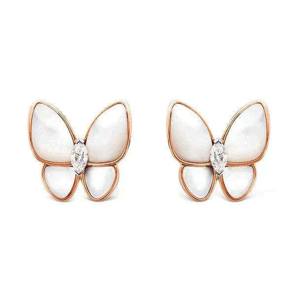 [Elite]BUTTERFLY MOP DIAMOND EARRINGS