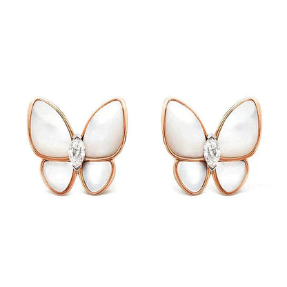 [Elite]BUTTERFLY MOP DIAMOND EARRINGS