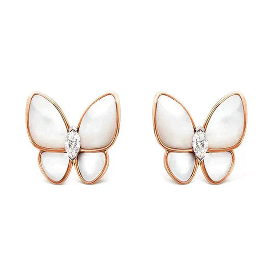 [Elite]BUTTERFLY MOP DIAMOND EARRINGS