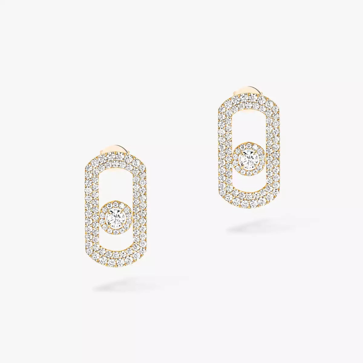[Elite]So Move Pave_-Set Diamond Earrings in Silver