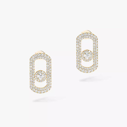 [Elite]So Move Pave_-Set Diamond Earrings in Silver