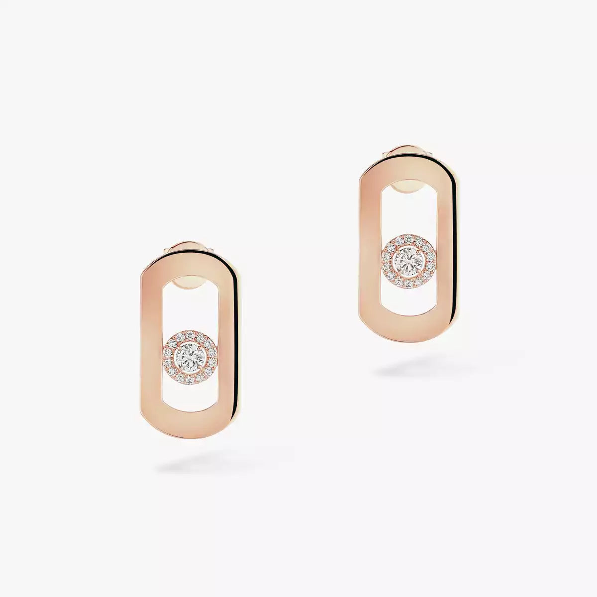 [Elite]So Move Diamond Earrings in Yellow Gold