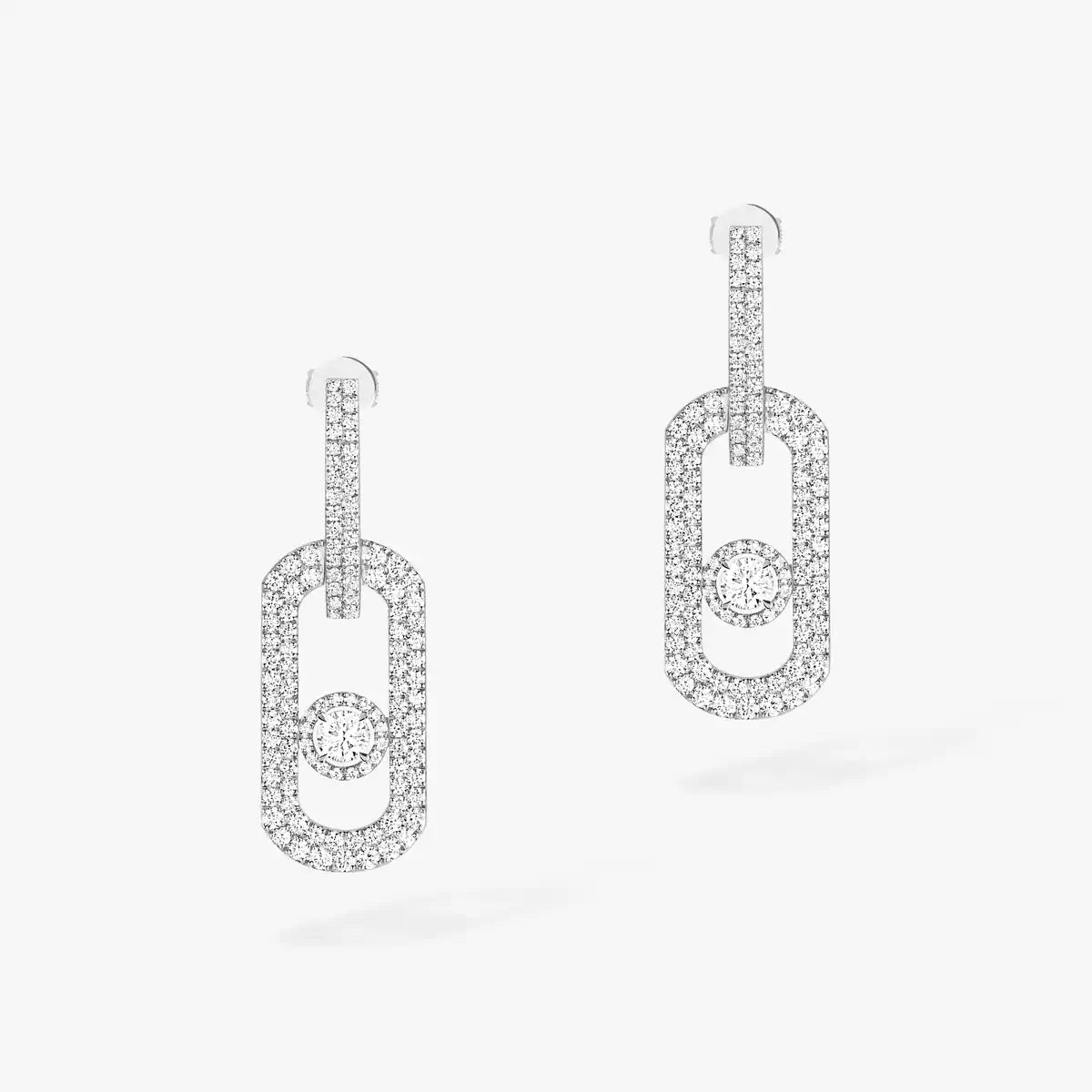 [Elite]So Move XL Pave_-Set Diamond Pendant Earrings