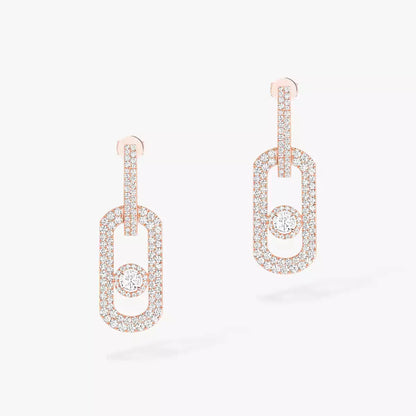 [Elite]So Move XL Pave_-Set Diamond Pendant Earrings