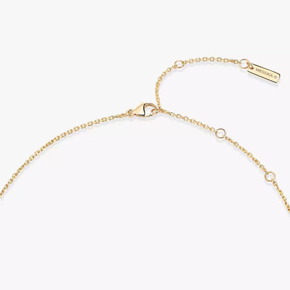 [Elite]Lucky Eye Diamond Necklace in Rose Gold and Turquoise