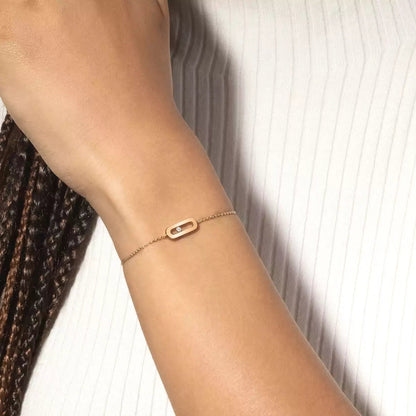 [Elite]Move Uno Diamond Bracelet