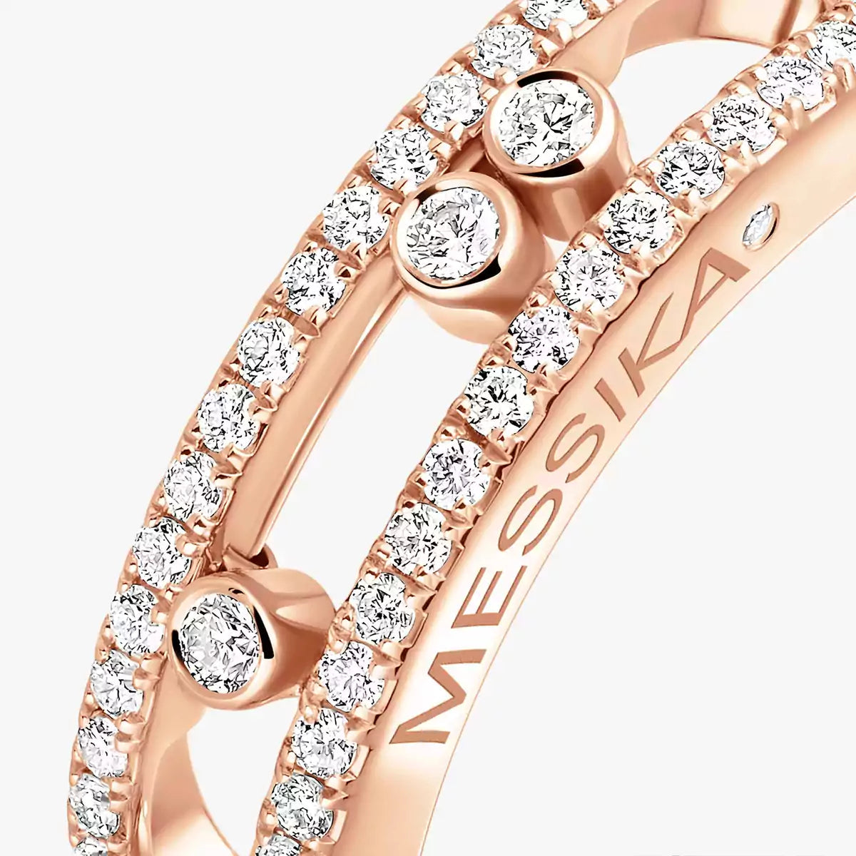 [Elite] Baby Move Gold Diamond Pave_ Ring