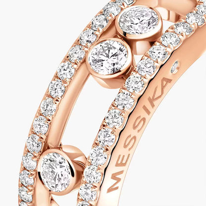 [Elite]Move Gold Diamond Pave_ Ring