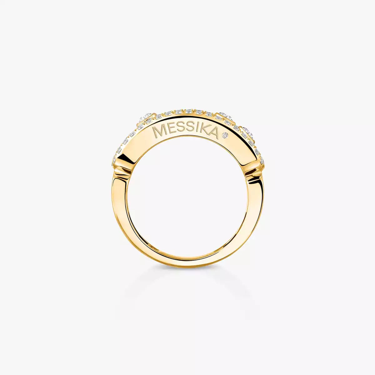 [Elite] Move Gold Diamond Pave_ Ring