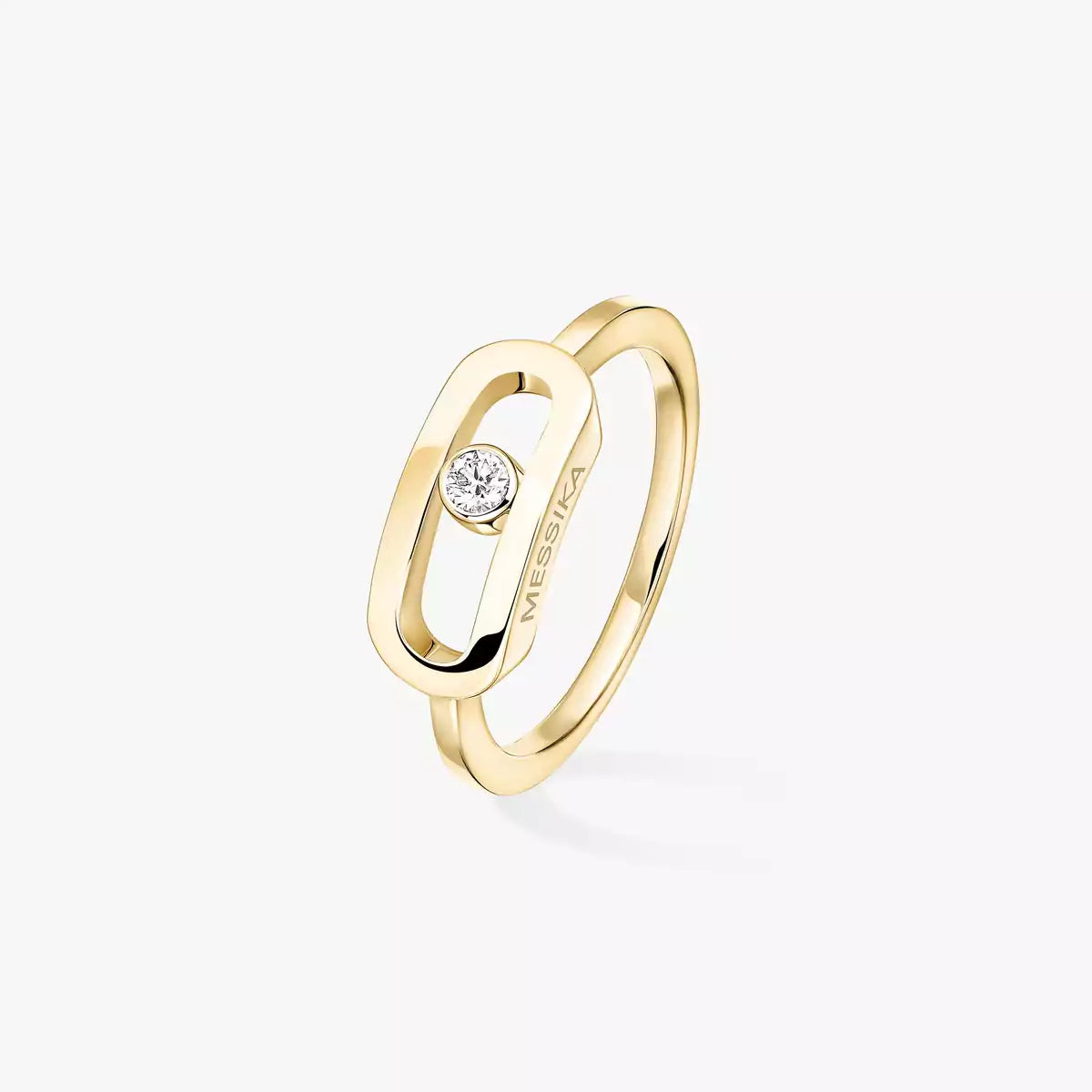 [Elite]Move Uno Diamond Ring in Gold