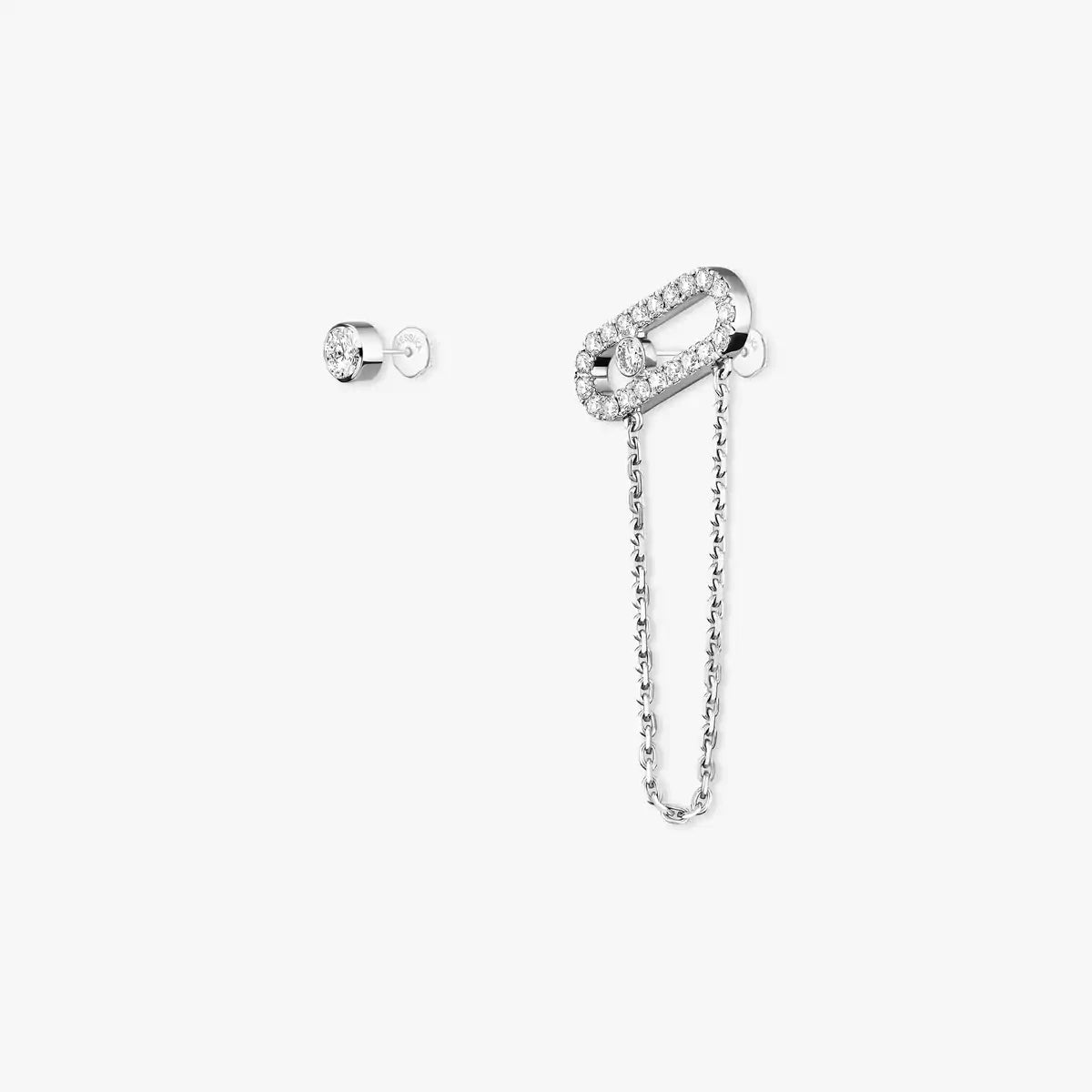 [Elite]Move Uno Diamond Earrings