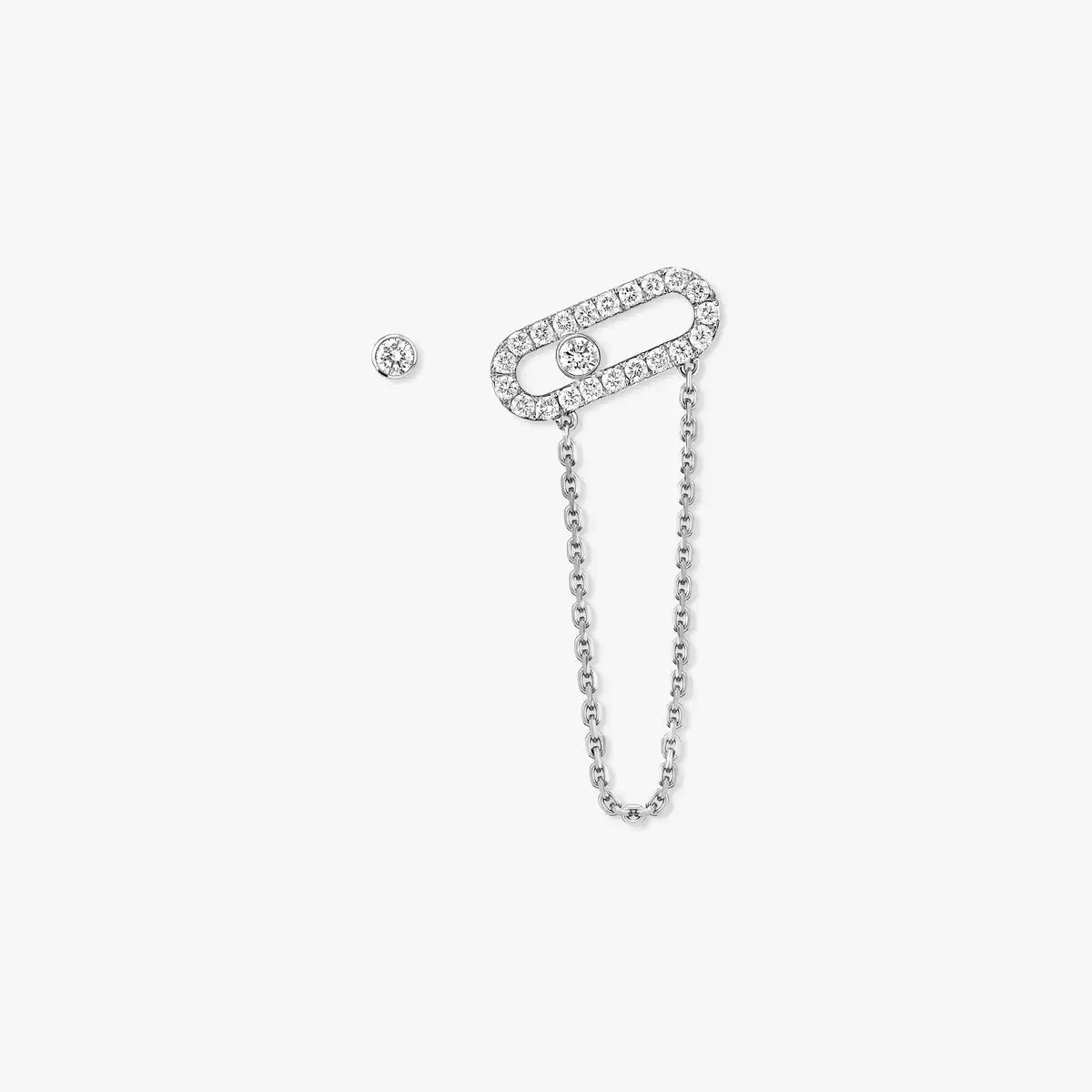 [Elite]Move Uno Diamond Earrings