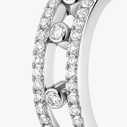 [Elite]Diamond Pave_ Hoop Earrings Move