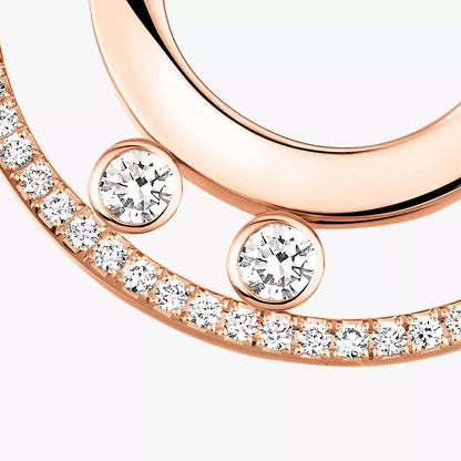 [Elite]Move Romane Small Diamond Hoop Earrings