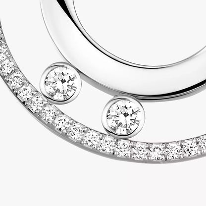 [Elite]Move Romane Small Diamond Hoop Earrings