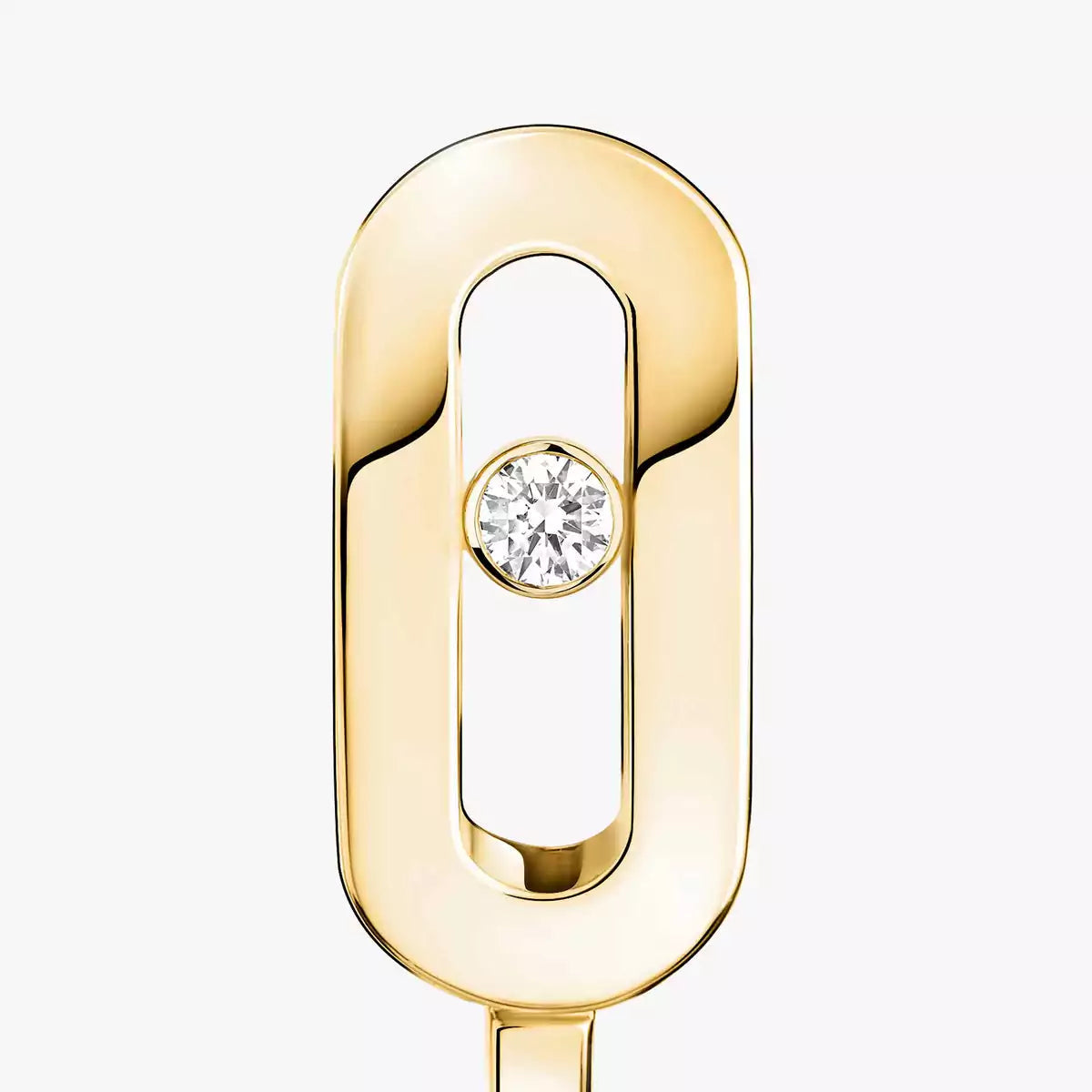 [Elite]Diamond Mini Hoop Earrings Move Classique