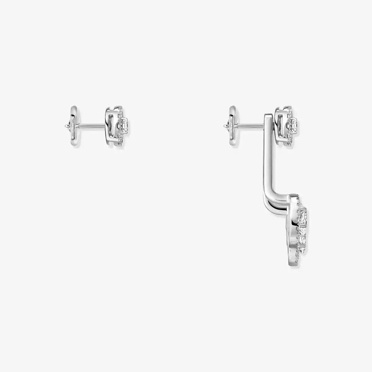 [Elite] My Twin Trio  Diamond Earrings