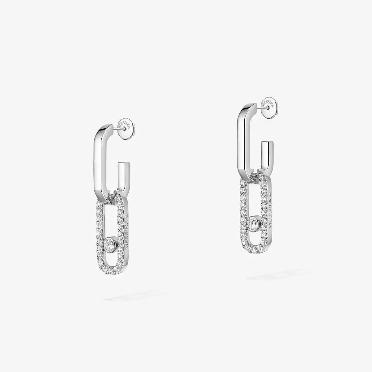 [Elite]Move Link Diamond Earrings