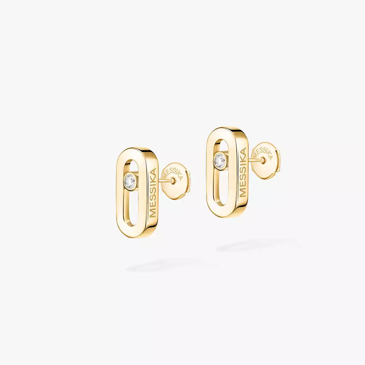 [Elite]Move Uno Diamond Stud Earrings