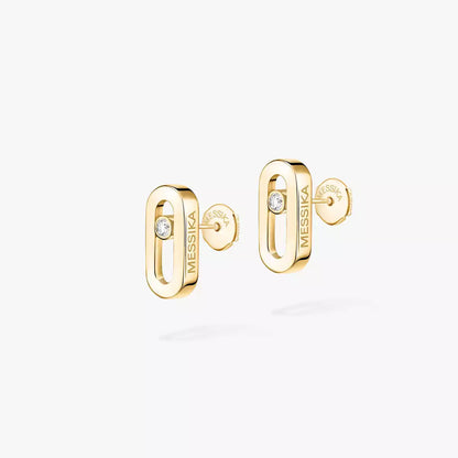 [Elite]Move Uno Diamond Stud Earrings
