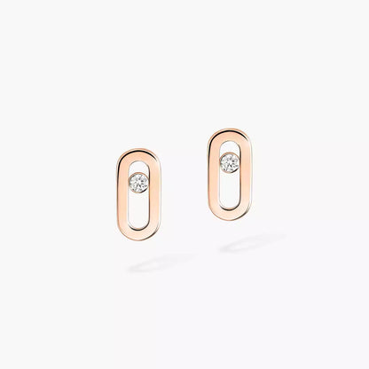 [Elite]Move Uno Diamond Stud Earrings
