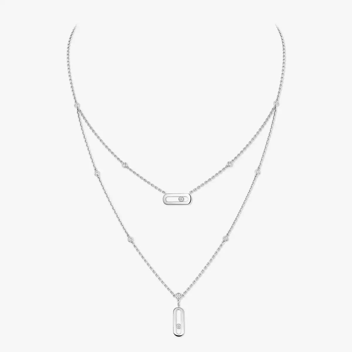 [Elite] Move Uno Diamond Necklace