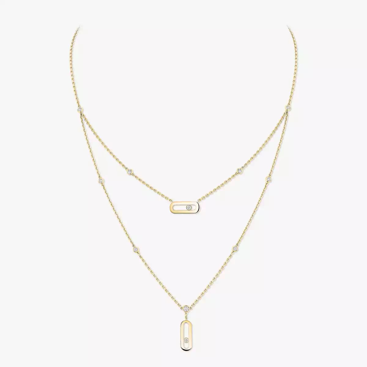 [Elite] Move Uno Diamond Necklace
