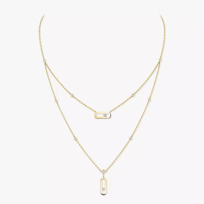 [Elite] Move Uno Diamond Necklace