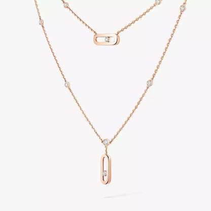 [Elite] Move Uno Diamond Necklace