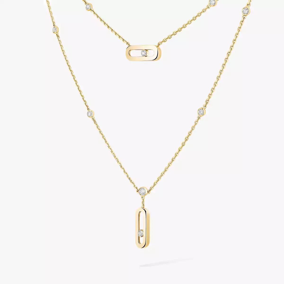 [Elite] Move Uno Diamond Necklace