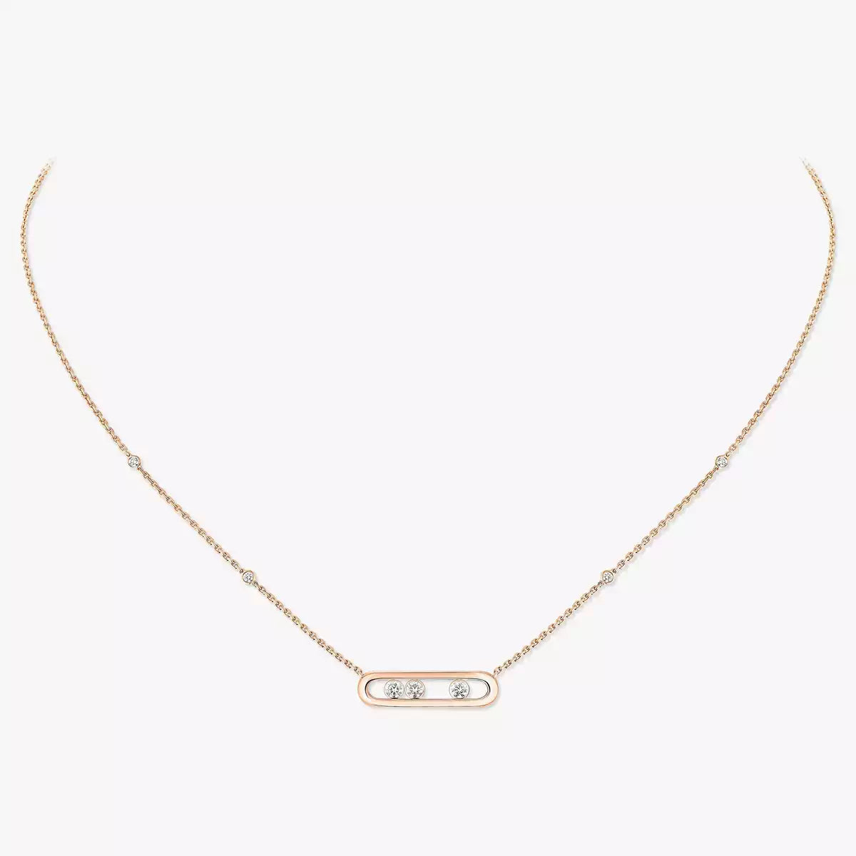 [Elite] Baby Move Gold Diamond Necklace