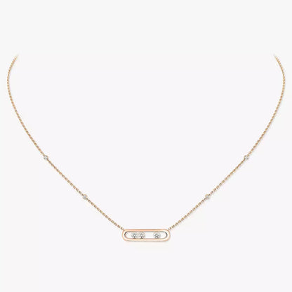 [Elite] Baby Move Gold Diamond Necklace