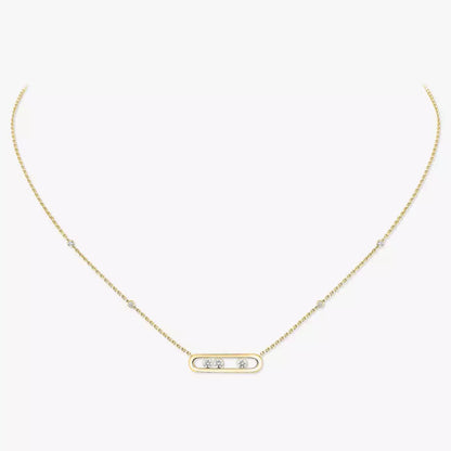 [Elite] Baby Move Gold Diamond Necklace