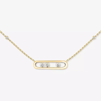[Elite] Baby Move Gold Diamond Necklace