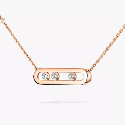 [Elite] Baby Move Gold Diamond Necklace