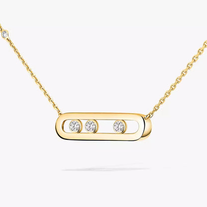 [Elite] Baby Move Gold Diamond Necklace