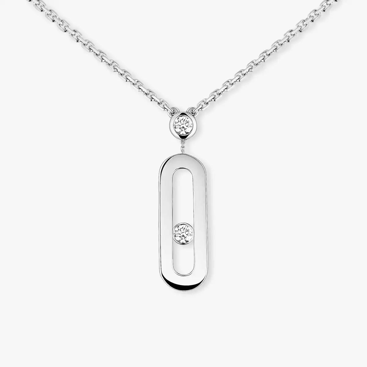 [Elite] Move Uno Gold Diamond Long Necklace