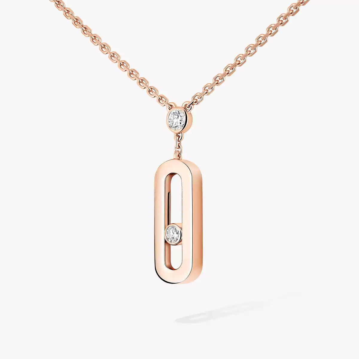 [Elite] Move Uno Gold Diamond Long Necklace